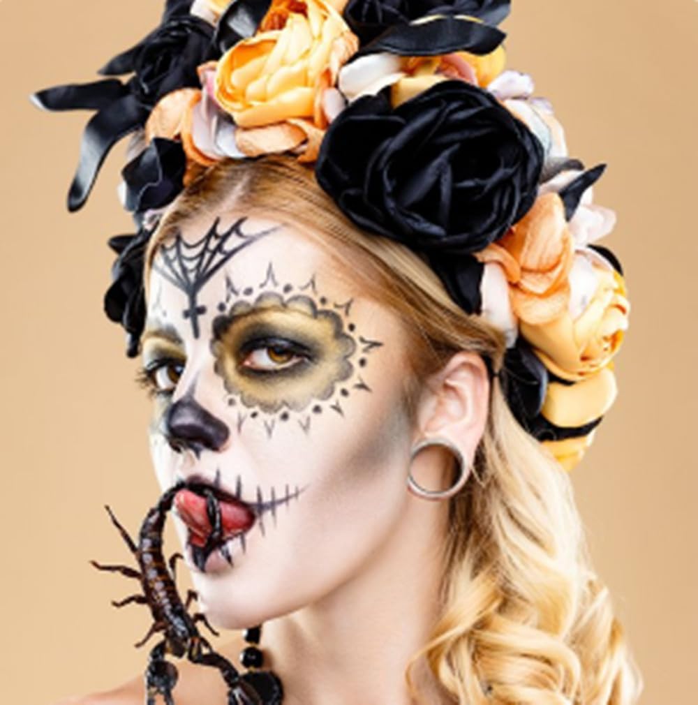 Go Ho Makeup Yellow Cream-Blendable Stick - Waterproof Yellow Eye Black Face Body Paint Stick Professional SFX Makeup,Softball/Baseball Eye Black,Safe Facepaint Nose&Lip Smacking for Halloween - Image 6
