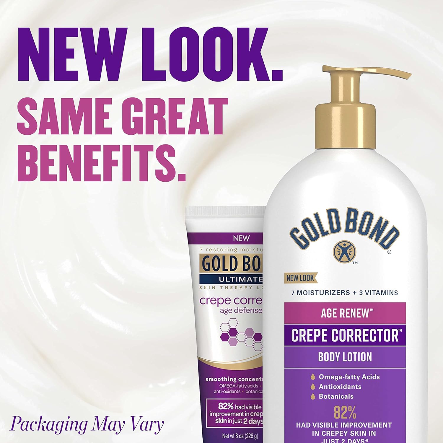 Gold Bond Age Renew Crepe Corrector Body & Face Lotion, Replenishing & Smoothing Formula, 14 oz., Packaging may vary - Image 5