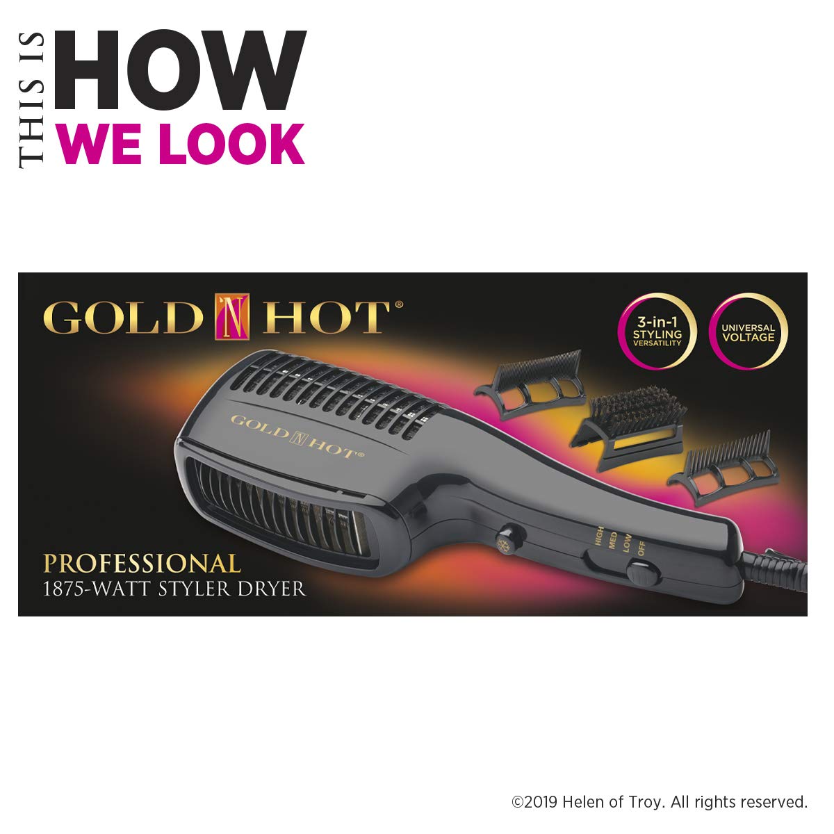 Gold N Hot Professional 1875W Styler Hair Dryer - Image 7