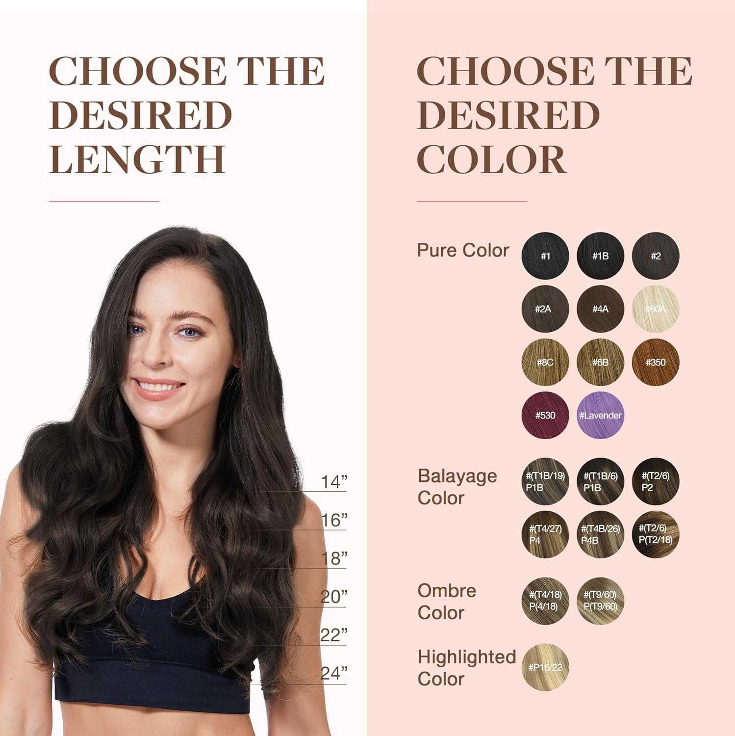 GOO GOO Clip in Hair Extensions Real Human Hair, Remy Human Hair Extensions Clip ins for Women, Natural Human Hair, 14inch 120g 7Pcs, 2 Dark Brown - Image 9