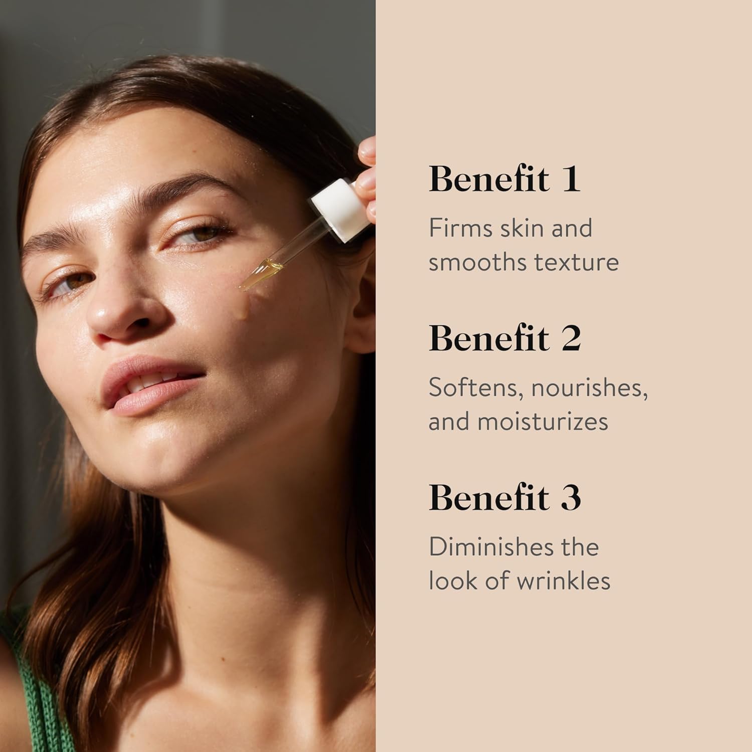 goop Beauty Nutrient Face Oil | Anti Aging Moisturizer for Smooth Skin Texture & Wrinkles | Bakuchiol, Cacay, & Organic Amla | 1 fl oz - Image 2