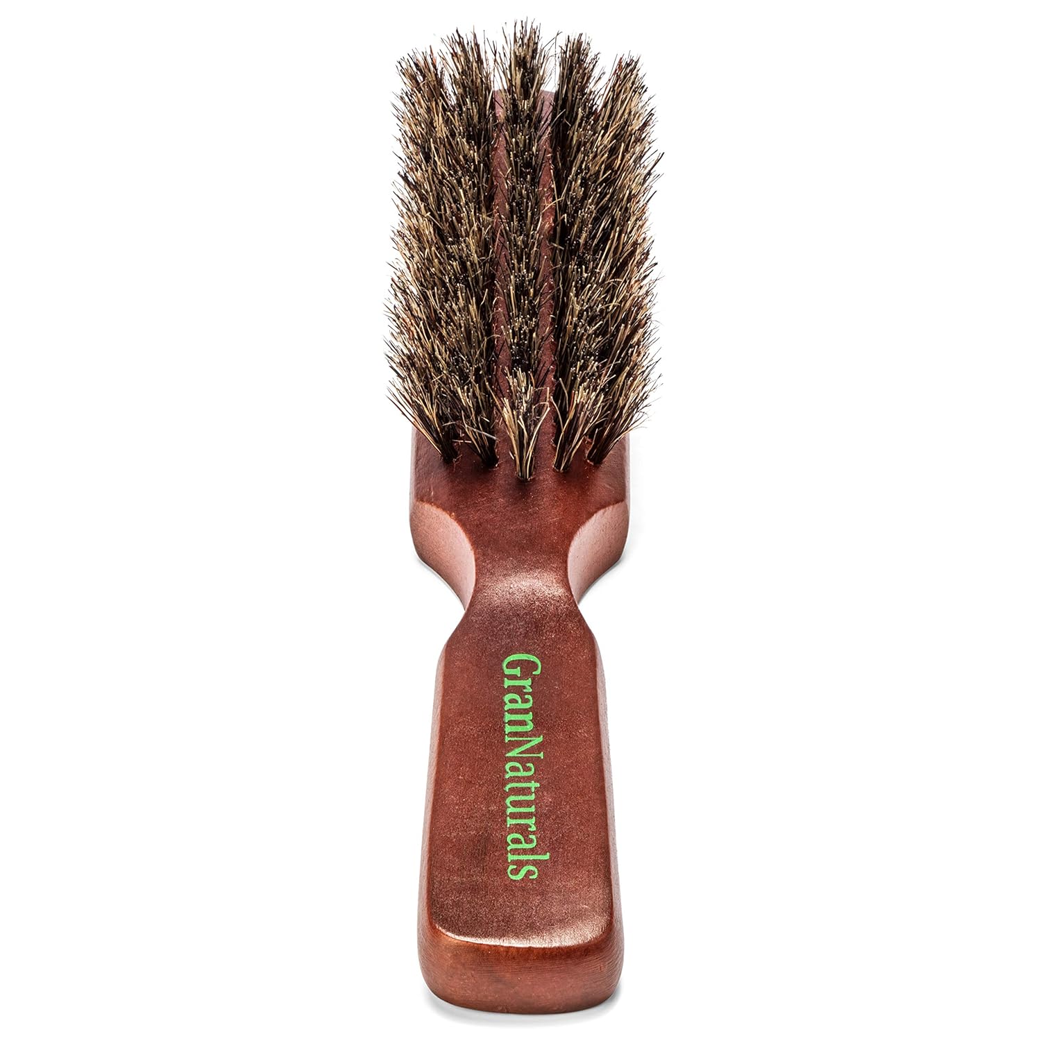 GranNaturals Soft Bristle Hair Brush for Men - Boar Bristle Brush for Styling Beards, Fades, Smoothing Hair and Waves - Natural Wooden Hairbrush - Image 2