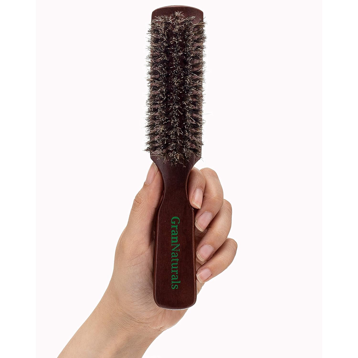 GranNaturals Soft Bristle Hair Brush for Men - Boar Bristle Brush for Styling Beards, Fades, Smoothing Hair and Waves - Natural Wooden Hairbrush - Image 8