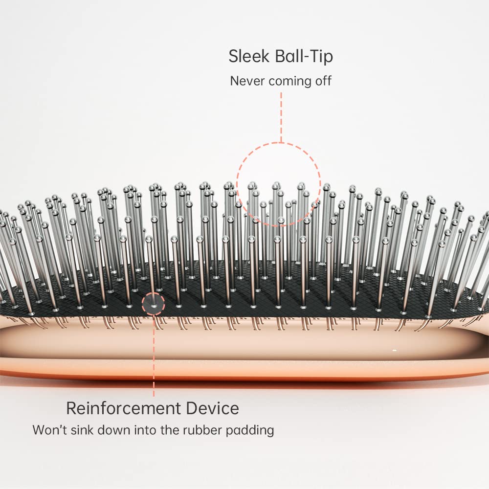 Hair Brush for Thick Curly Thin Long Short Wet or Dry Hair Adds Shine and Makes Hair Smooth Hair Comb Paddle Hair Brush for Men Women Kid - Image 5