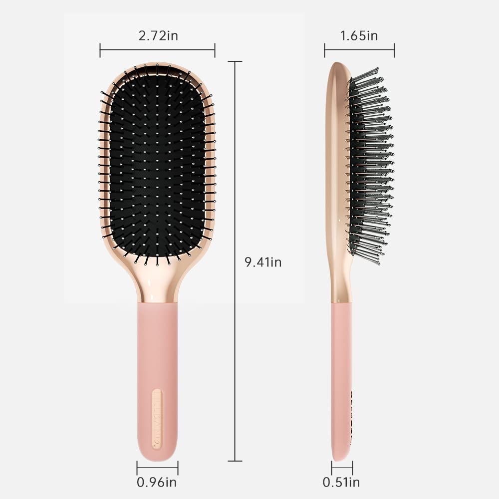 Hair Brush for Thick Curly Thin Long Short Wet or Dry Hair Adds Shine and Makes Hair Smooth Hair Comb Paddle Hair Brush for Men Women Kid - Image 6