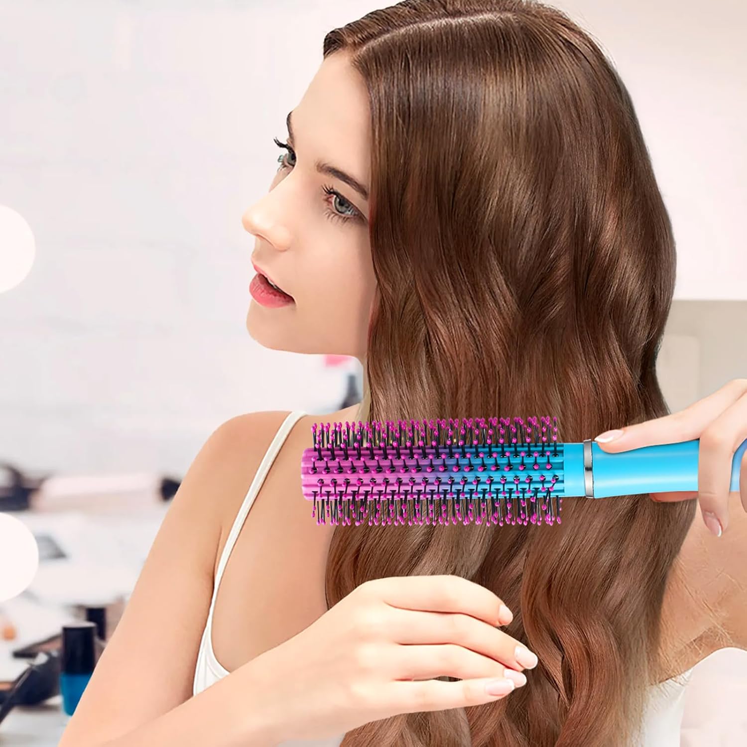 Hair Brush Set Anti Static Massage Oval Comb Paddle Brush for Women, 4pcs Hair Brush Detangling Brush and Hair Comb Set for Men and Women, No More Tangle Hairbrush for Curly Natural Hair - Image 3