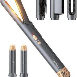 Hair Dryer Brush 6-in-1 Straightener,Hair Auto-Wrap Curlers, Professional 110,000 RPM Magic Multi Styler with Attachments,Fast hot Drying Set Gift for Girl Curling Volumizing Straightening.