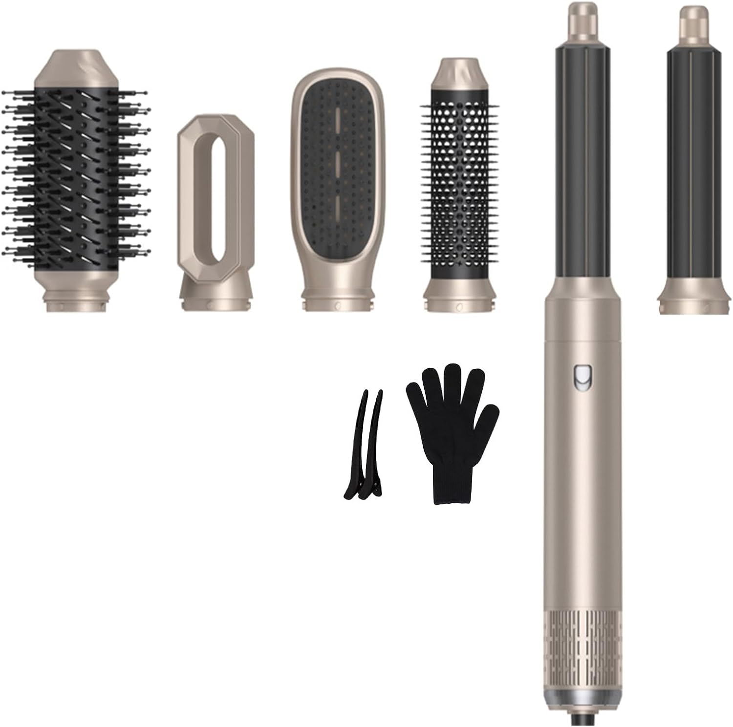 Hair Dryer Brush Blow Dryer Brush in One 6 in 1 Hair Styler 110,000 RPM Air Curler Wrap Styler Hot Air Brush Blowout Brush Hair Styling Tools Curling Straightening Styling Drying Gift Mom Women - Image 6
