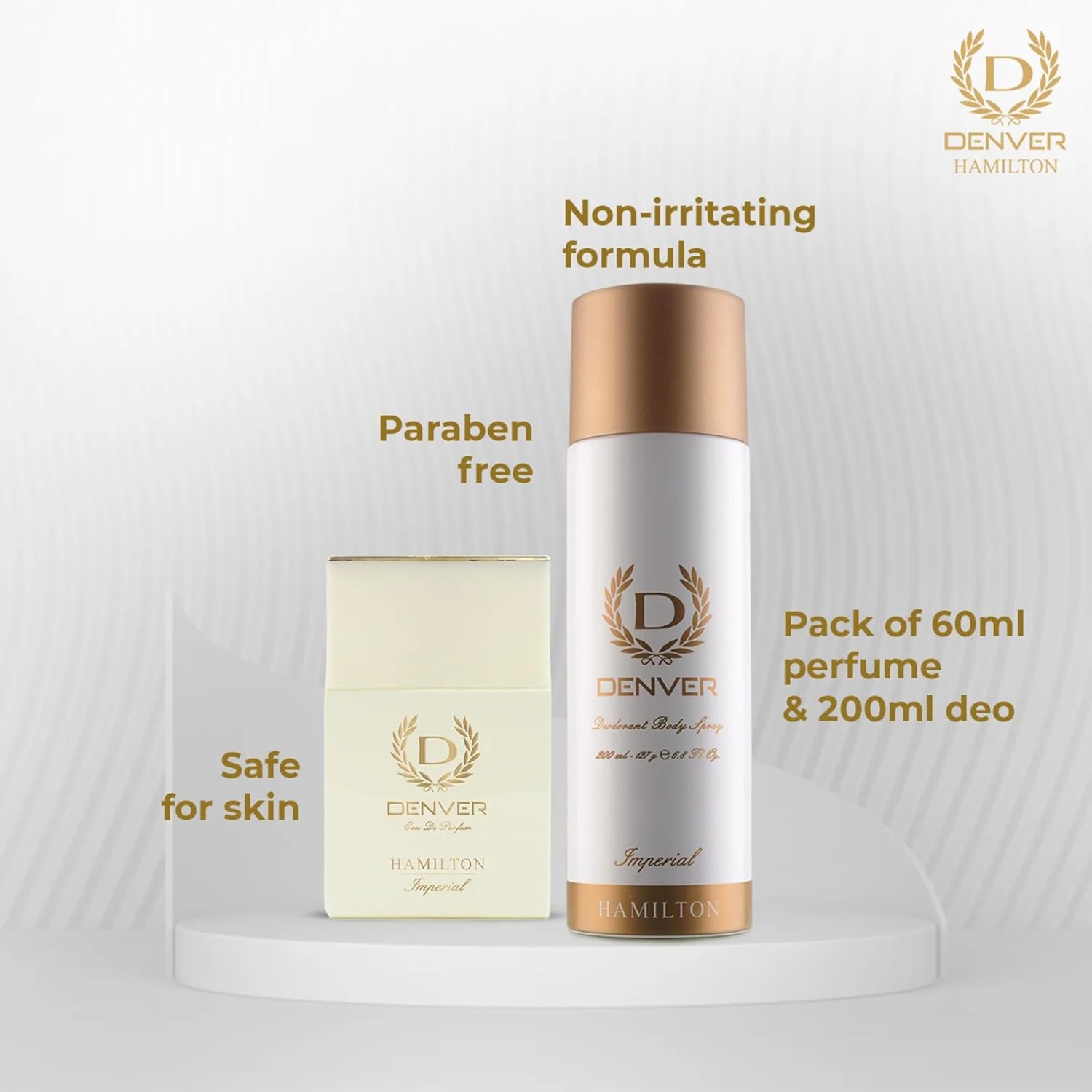 Hamilton Imperial Exclusive Collection (Perfume+Dedorant) Set - Image 4