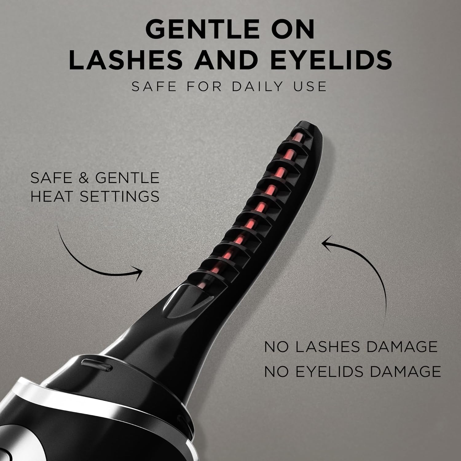 Heated Eyelash Curler for Women: Electric Eyelash Curler for Instant Glam, 10-Second Natural Curls, 24-Hrs Lasting Effect - Portable Rechargeable Heater Lash Curler for All Lash Types - Image 4