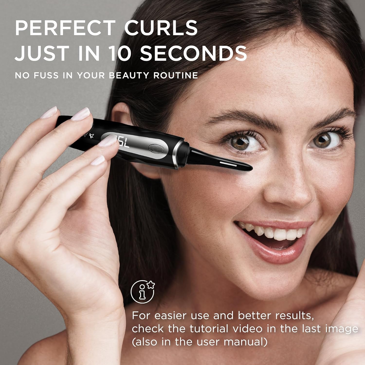 Heated Eyelash Curler for Women: Electric Eyelash Curler for Instant Glam, 10-Second Natural Curls, 24-Hrs Lasting Effect - Portable Rechargeable Heater Lash Curler for All Lash Types - Image 3