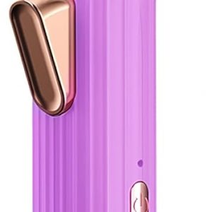 Heated Eyelash Curler Premium PRO - Fast Heat up in 8s - 24 Hours Long Lasting - Rechargeable Electric Eyelash Curler with Type-C, Innovative L Silicone, 2 Heat Modes, Anti-Burn Eyelid, Purple-CB