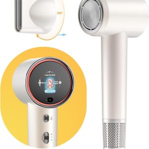 High-Speed Ionic Hair Dryer, 3.6 Billion Plasma Care, 5 Modes, Thermo-Control, Fast Drying, Blow Dryer for Home Travel