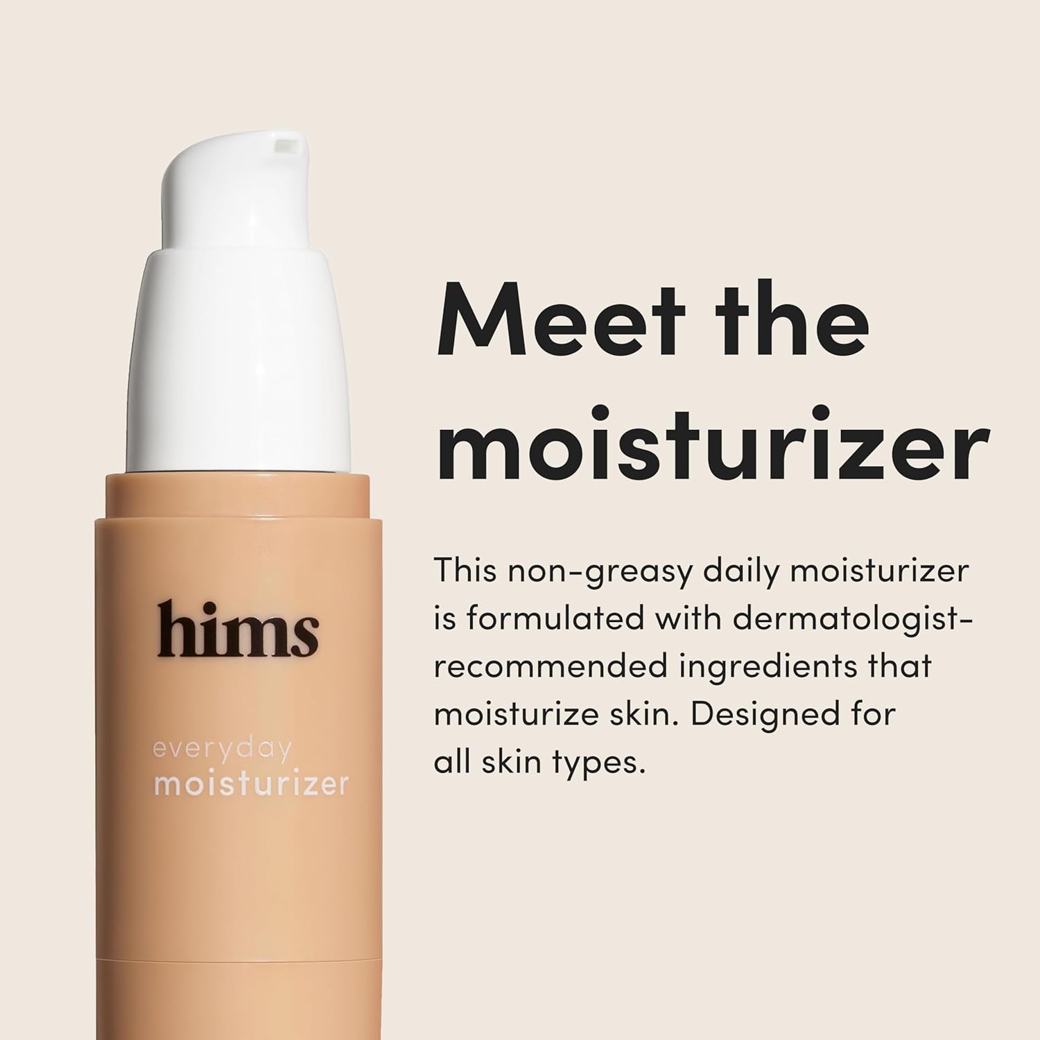 hims Everyday Moisturizer for Men - Lightweight, Hydrating Men's Face Moisturizer with Hyaluronic Acid and Shea Butter - 1 fl oz - Image 2