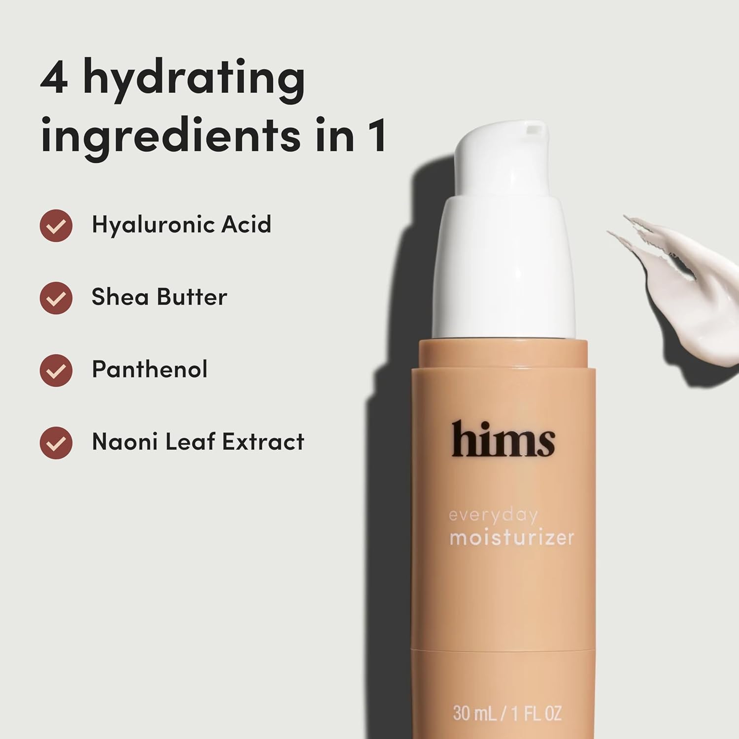 hims Everyday Moisturizer for Men - Lightweight, Hydrating Men's Face Moisturizer with Hyaluronic Acid and Shea Butter - 1 fl oz - Image 5
