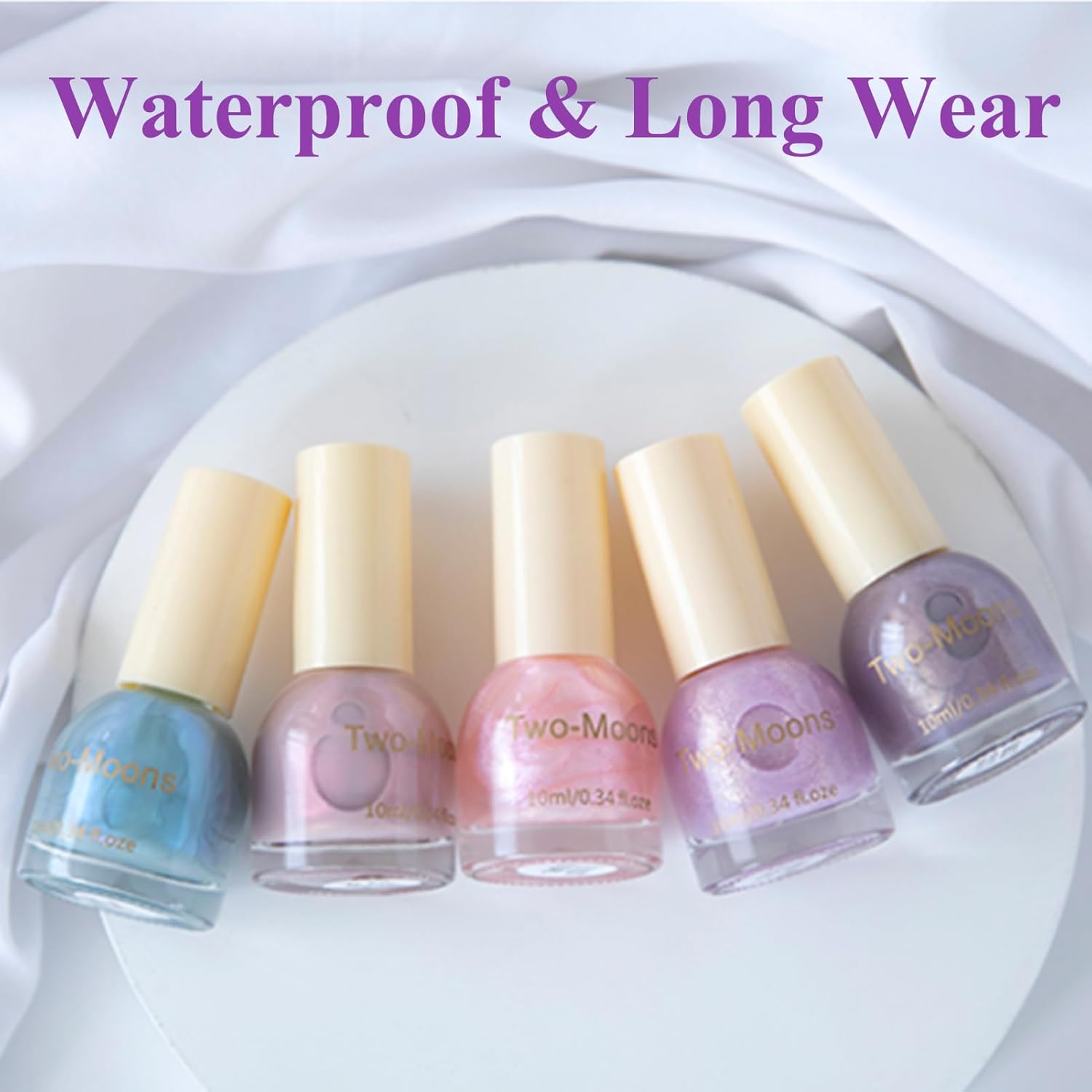 Holographic Glitter Nail Polish, Air Dry Reflective Gel, Bright Pink Neon Color, Light Pastel Quick Dry Sparkly Polish for Women Girls, 10ML - Image 4