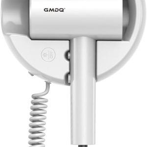 Hotel Wall Mount Hair Dryer for Bathroom with Night Light, 110V, Quiet, Overheat Protection, Negative Ion Technology