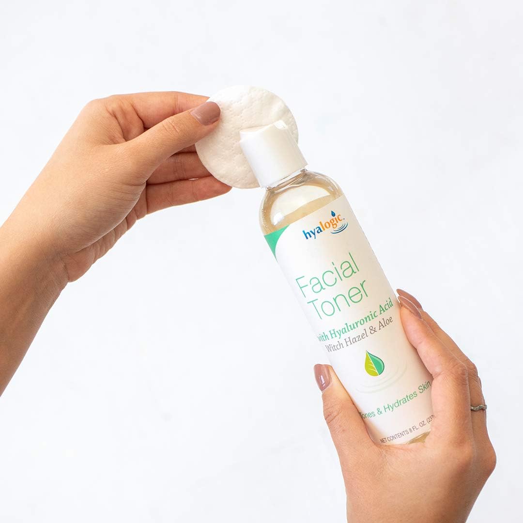 Hyalogic Alcohol-Free Witch Hazel Toner 8 fl oz with Hyaluronic Acid and Aloe Vera for All Skin Types - Image 3