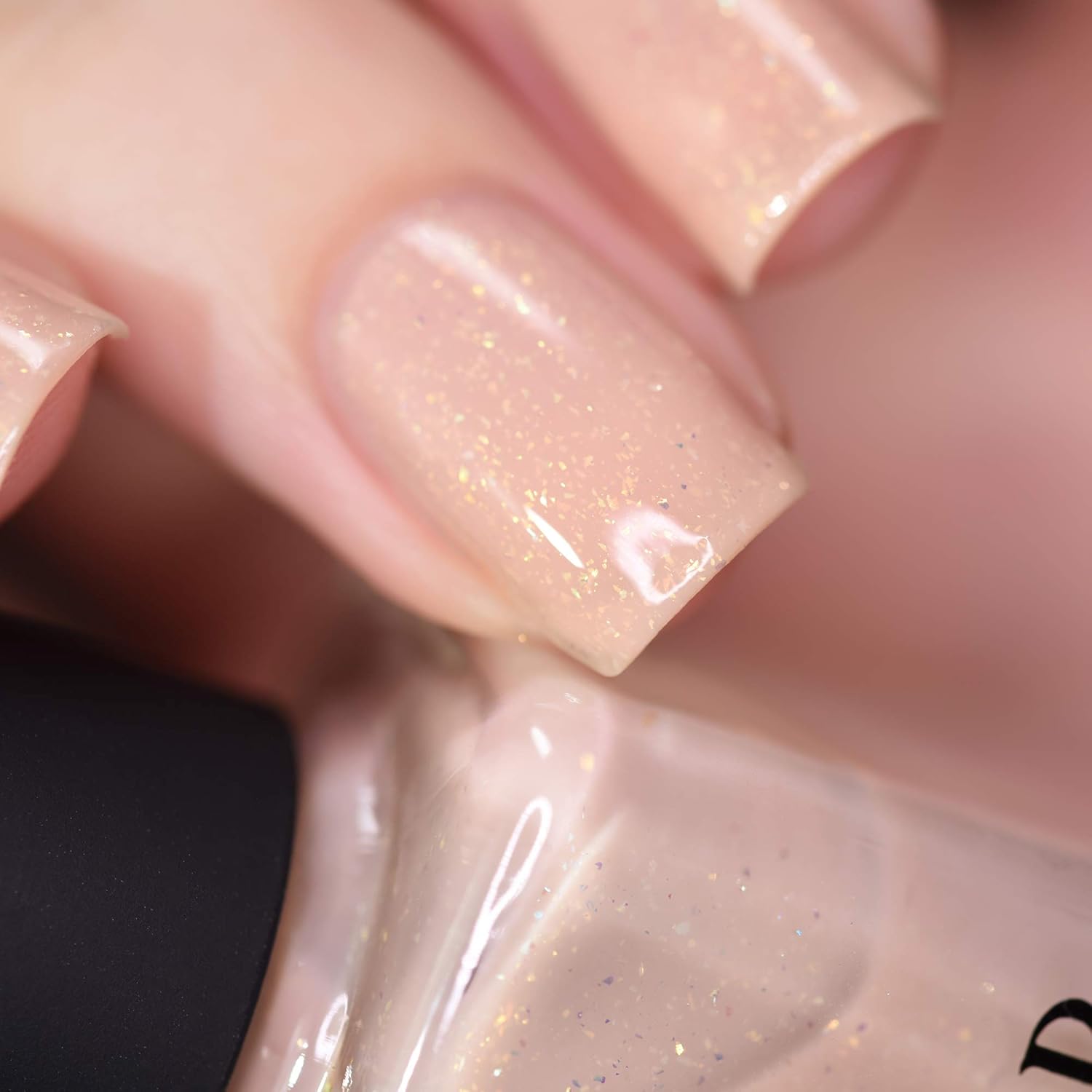 ILNP Poised - Cream Shimmer Sheer Jelly Nail Polish - Image 3