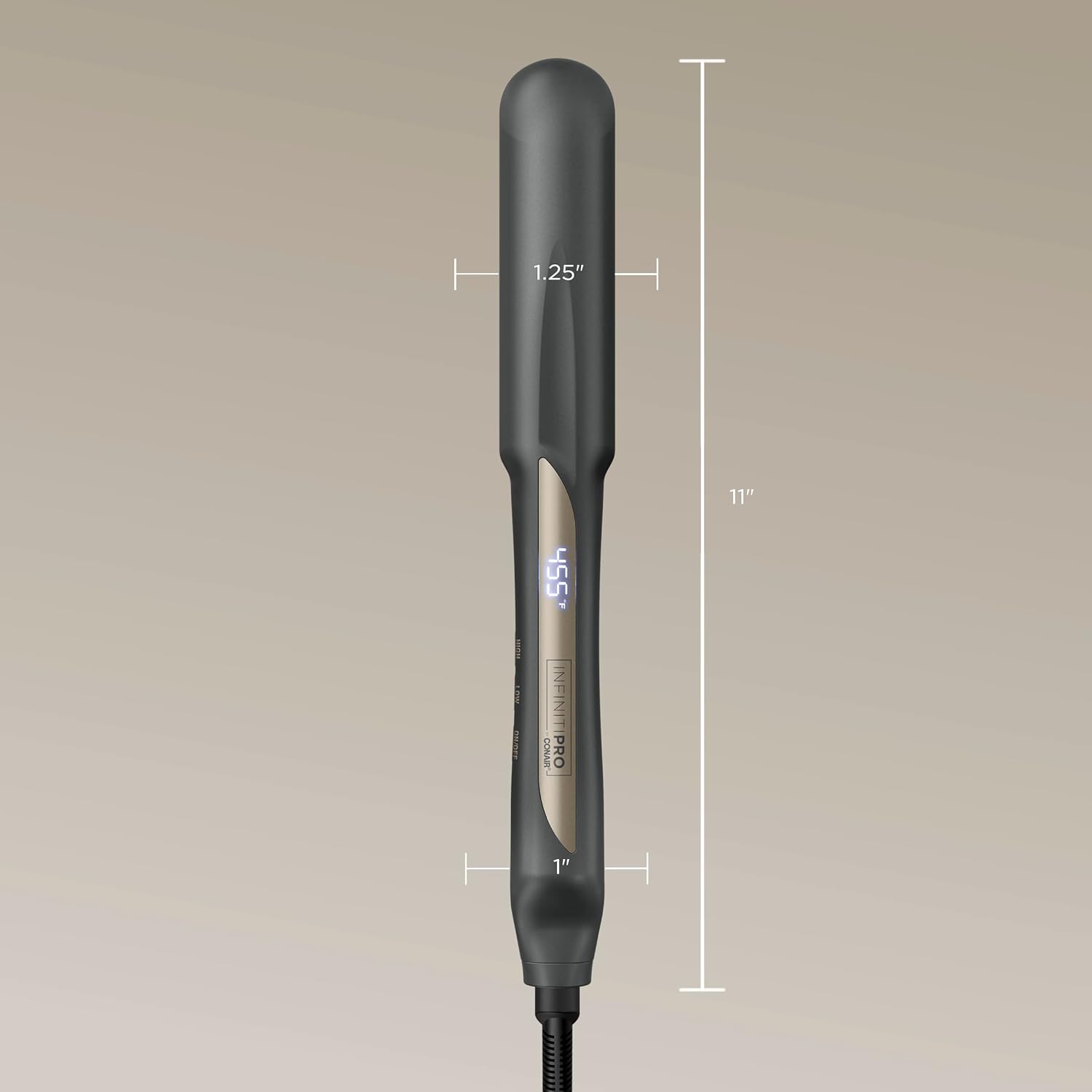 INFINITIPRO BY CONAIR Tourmaline Ceramic 1 1/4-inch Digital Flat Iron Hair Straightener - Image 6