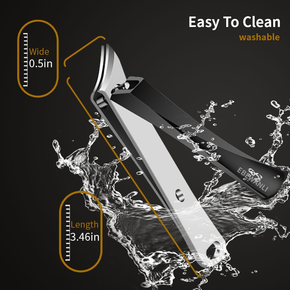 Ingrown Nail Clippers, Slanted Curved Blade Toe Nail Clippers for Ingrown Toenails & Fingernail, Stainless Steel Toenail Clippers Cutter, Angled Nail Clippers for Seniors, Men, Women - Image 6