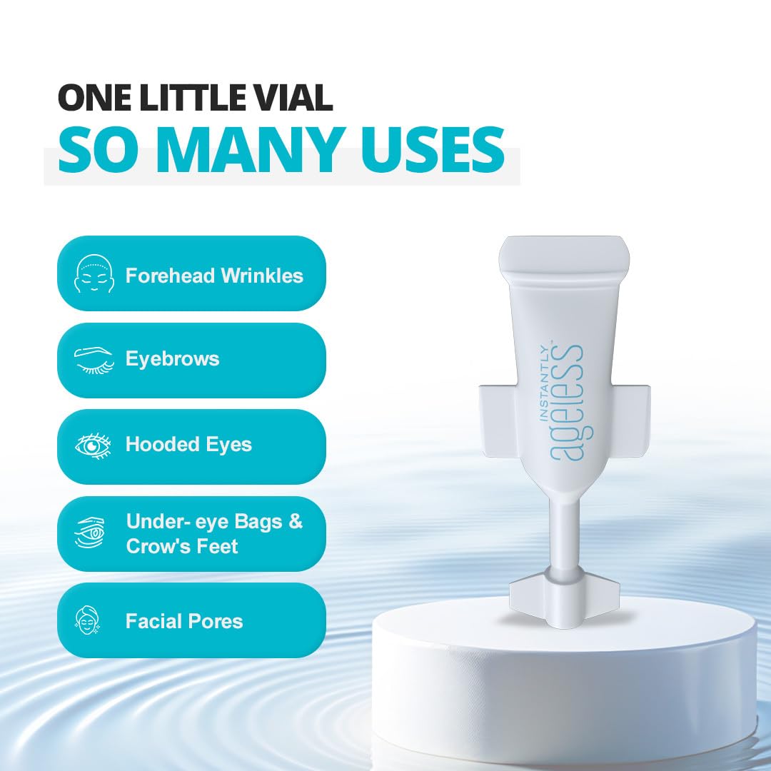 Instantly Ageless - Instant Face Lift Cream - Skin Care for Anti Aging face cream - Wrinkle Tightener - Instant Under Eye Bags Remover - Facelift in a Box of 25 Vials - Image 7
