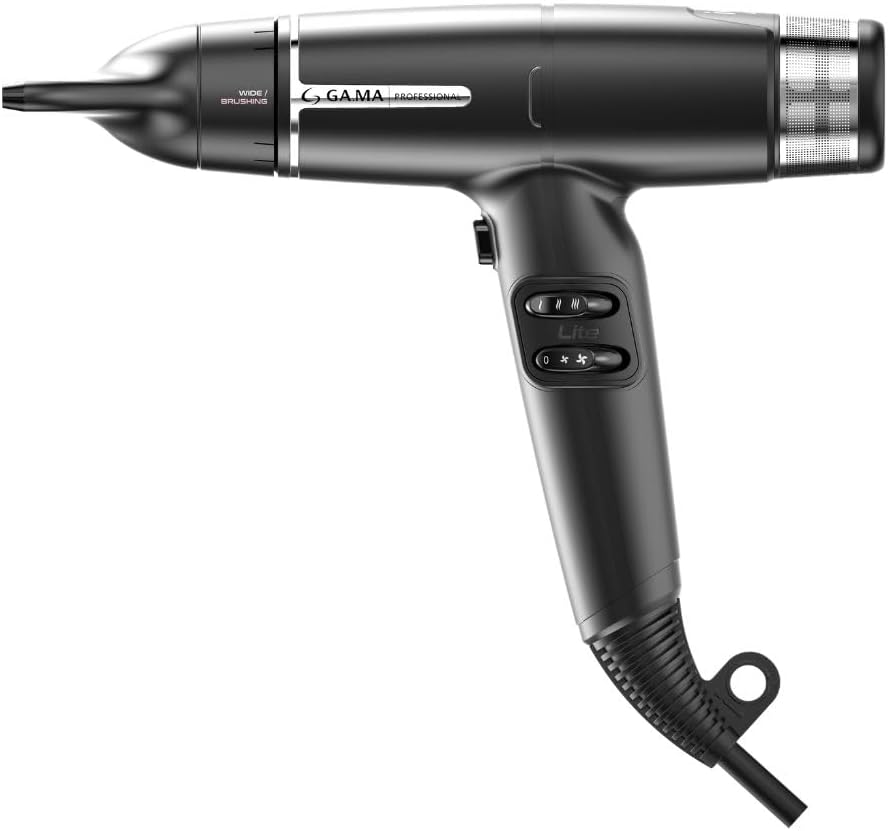 IQ LITE | IQ Perfetto | Hair Dryer by GaMa Italy | 110,000 RPM Brushless Motor | Turbo Venturi Technology | Oxy-Active Technology | Black - Image 5