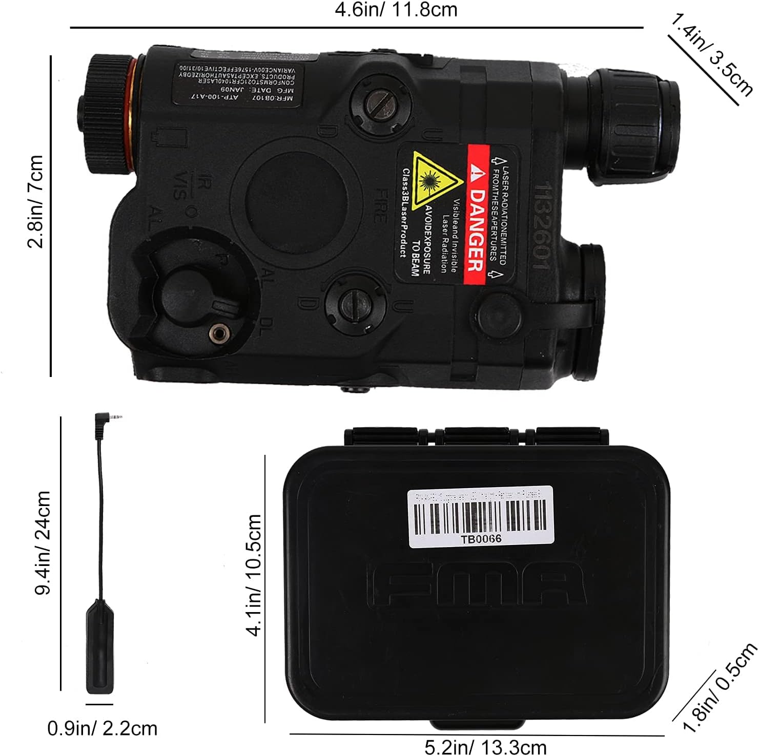IR Laser for ar - 15 Airsoft PEQ 15 Airsoft Tactical Laser Red Laser Airsoft Laser Attachments IR Lazer Sight White LED Flashlight Tactical - Image 6