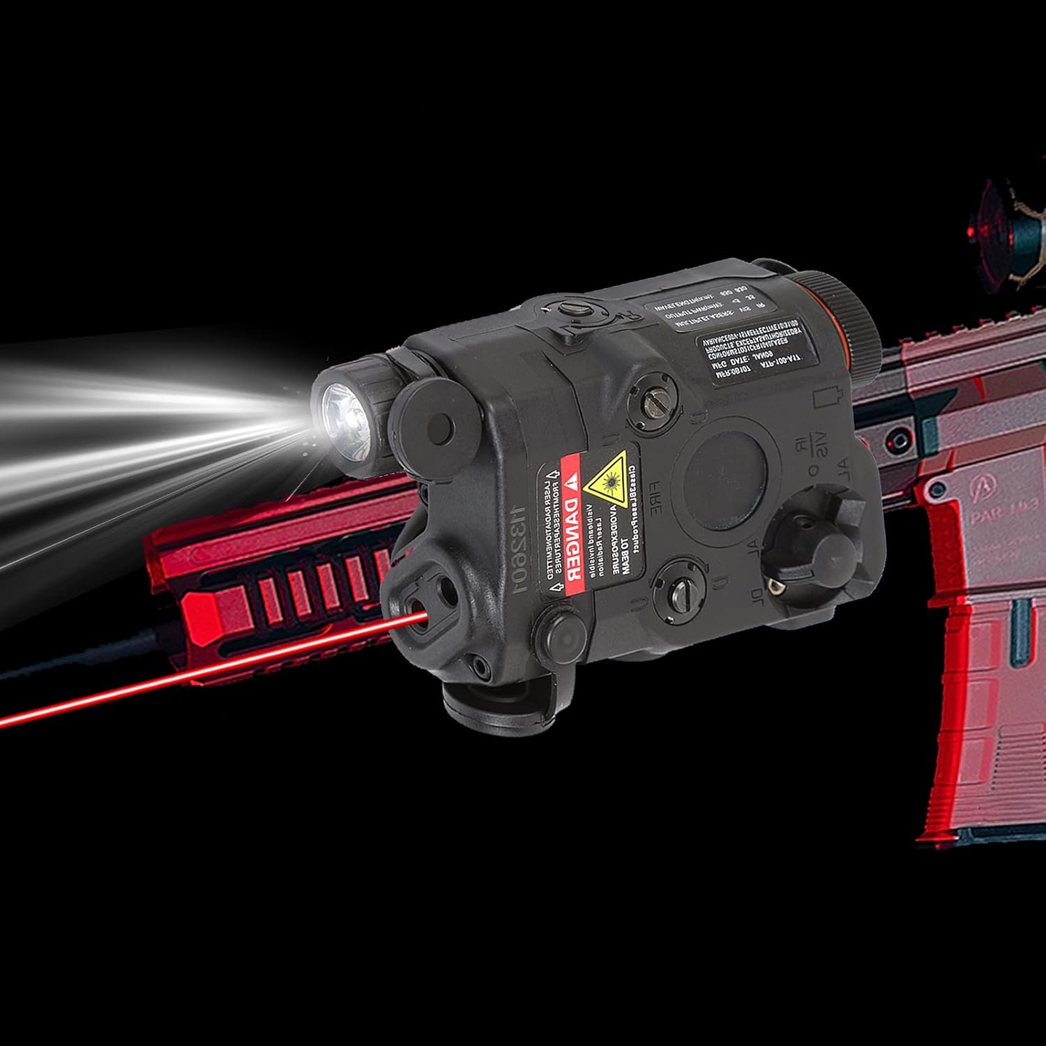 IR Laser for ar - 15 Airsoft PEQ 15 Airsoft Tactical Laser Red Laser Airsoft Laser Attachments IR Lazer Sight White LED Flashlight Tactical - Image 5