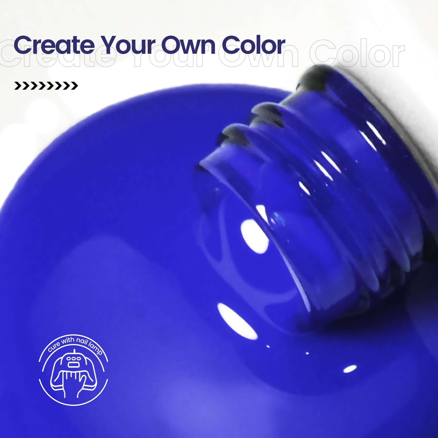 JODSONE 10ml Gel Polish Dark Blue Gel Polish Nail Soak Off U V LED Nail Lamp Art Manicure Salon DIY Home Solid Color Gel Gift for Women Girls - Image 8