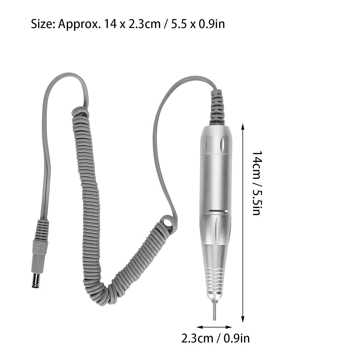 Joyzan Electric Nail Drill Pen, 35000RPM Handle Handpiece Polishing Machine Part Replacement Aluminum Alloy File Acrylic Powder Remover Gel Polisher Grinder Portable Manicure Pedicure Art Tool - Image 2