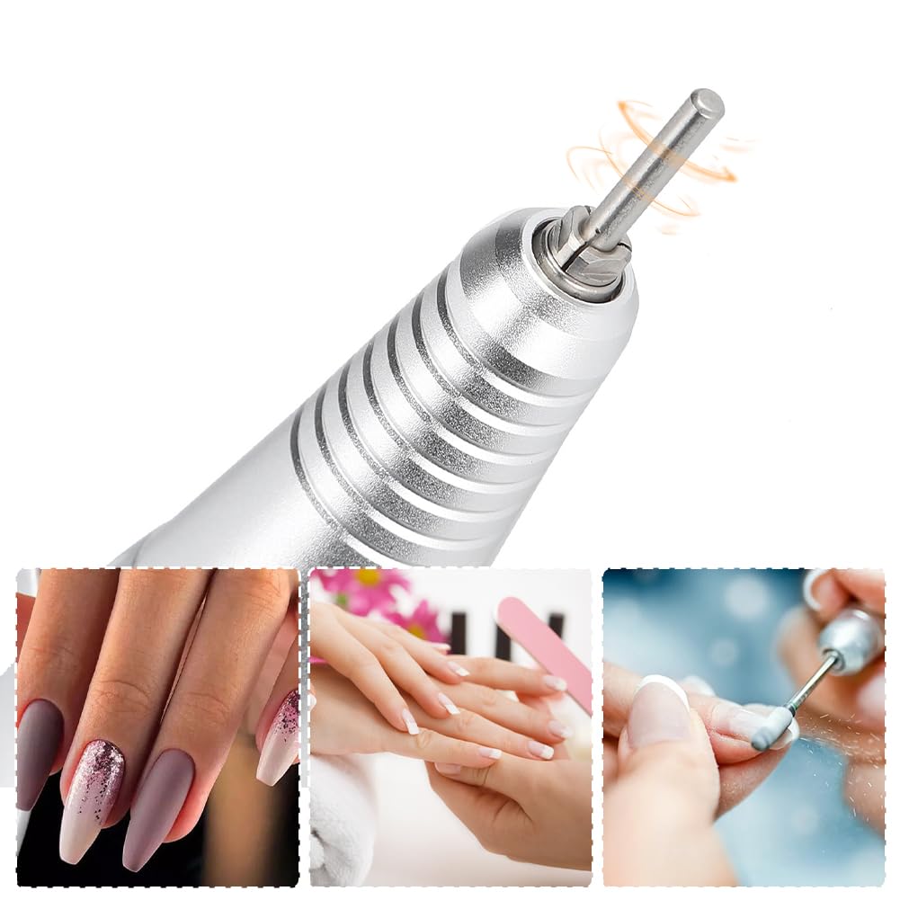 Joyzan Electric Nail Drill Pen, 35000RPM Handle Handpiece Polishing Machine Part Replacement Aluminum Alloy File Acrylic Powder Remover Gel Polisher Grinder Portable Manicure Pedicure Art Tool - Image 4