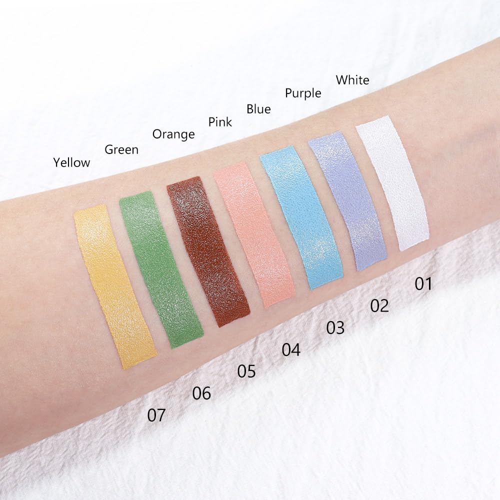 Kaely 2Pcs Color Correcting Blue Concealer Stick,Face Foundation Contour Makeup Pen Pencil,Eye Brightener Waterproof,corrector de ojeras,Conceals Dark Circles Scars Blemishes,Vegan Cosmetic,03 - Image 5
