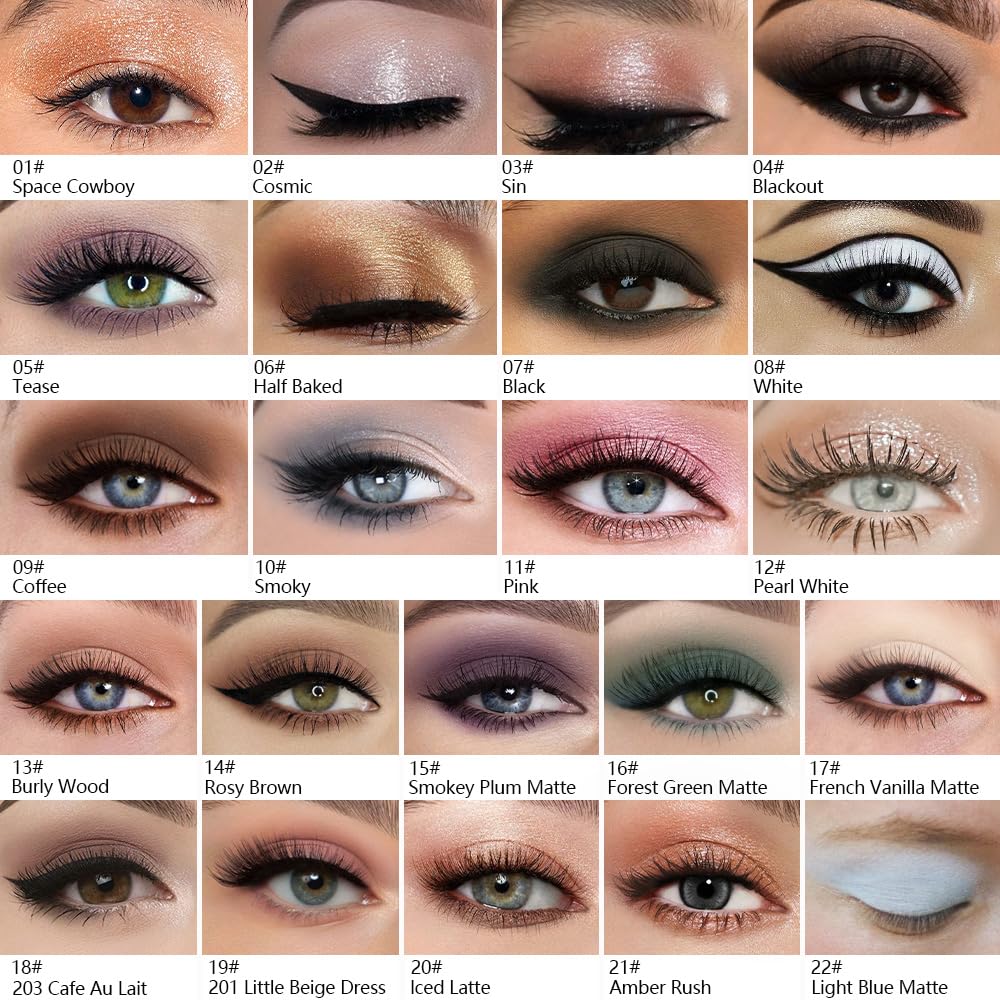 Kaely Pressed Single Eyeshadow Makeup, Forest Green Matte Highly Pigmented Monochrome Eye Shadow Palette, Waterproof Neutral Powde Mini Eyeshadow, sombras para ojos, Lightweight Blendable, 16 - Image 7