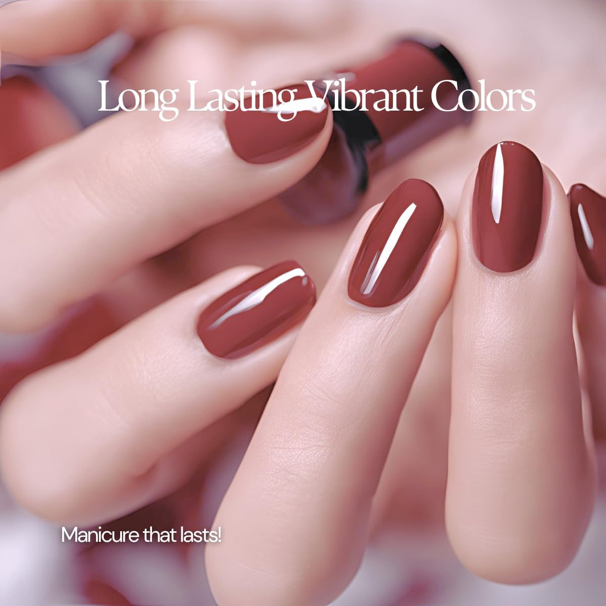 Karma Naturals Nail Polish – Non-Toxic, Vegan & Cruelty-Free (WINE O'CLOCK, 0.43 fl oz) - Image 5
