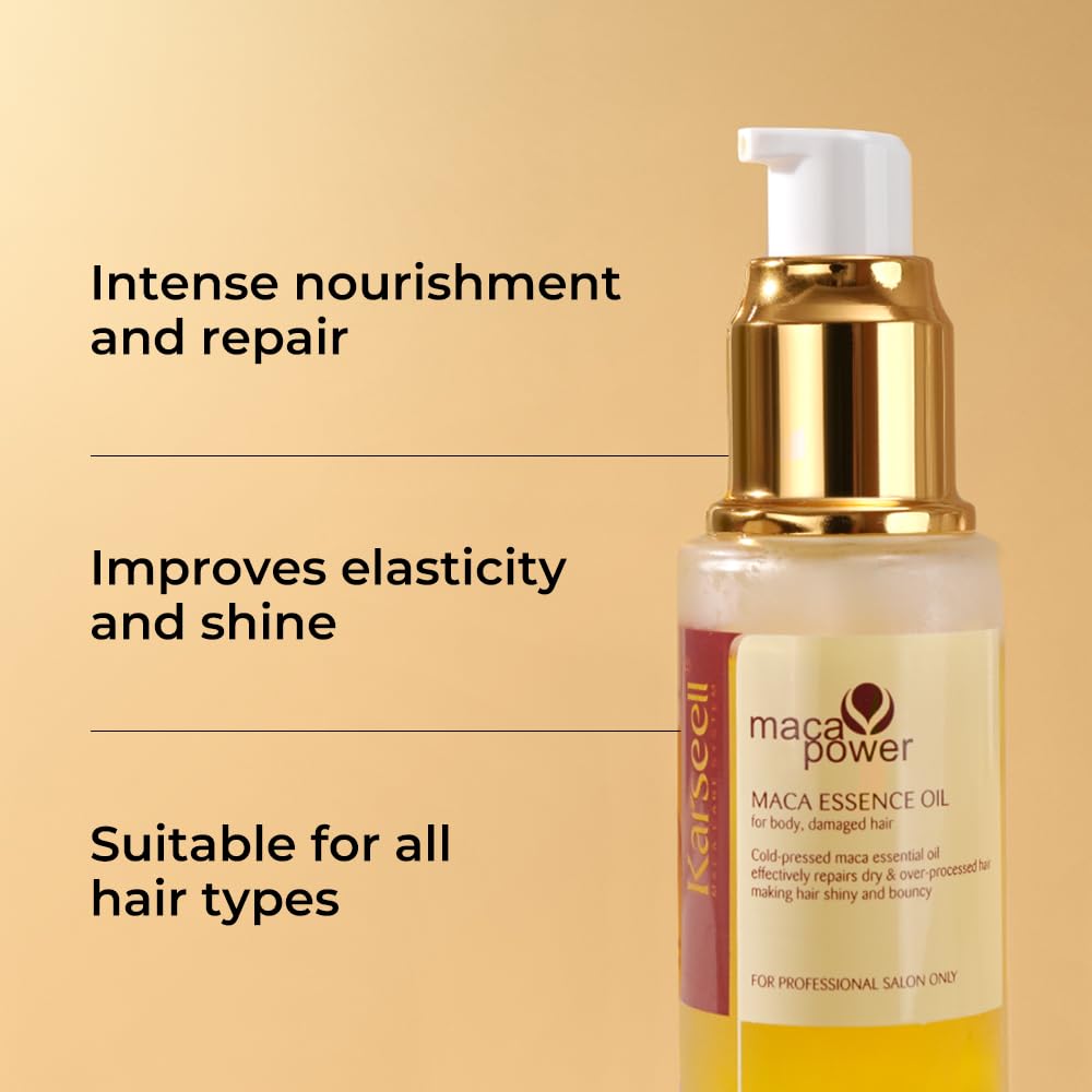 Karseell Collagen Hair Treatment Deep Repair Conditioning, Hair Mask Argan Oil Set for Dry Damaged Hair All Hair Types 16.9floz + 1.69floz - Image 4