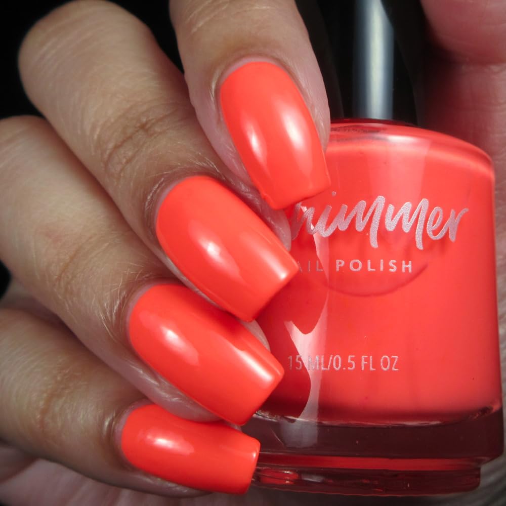 KBShimmer Totally Outrageous Neon Crème Nail Polish 0.5 oz Full Sized Bottle - Image 4