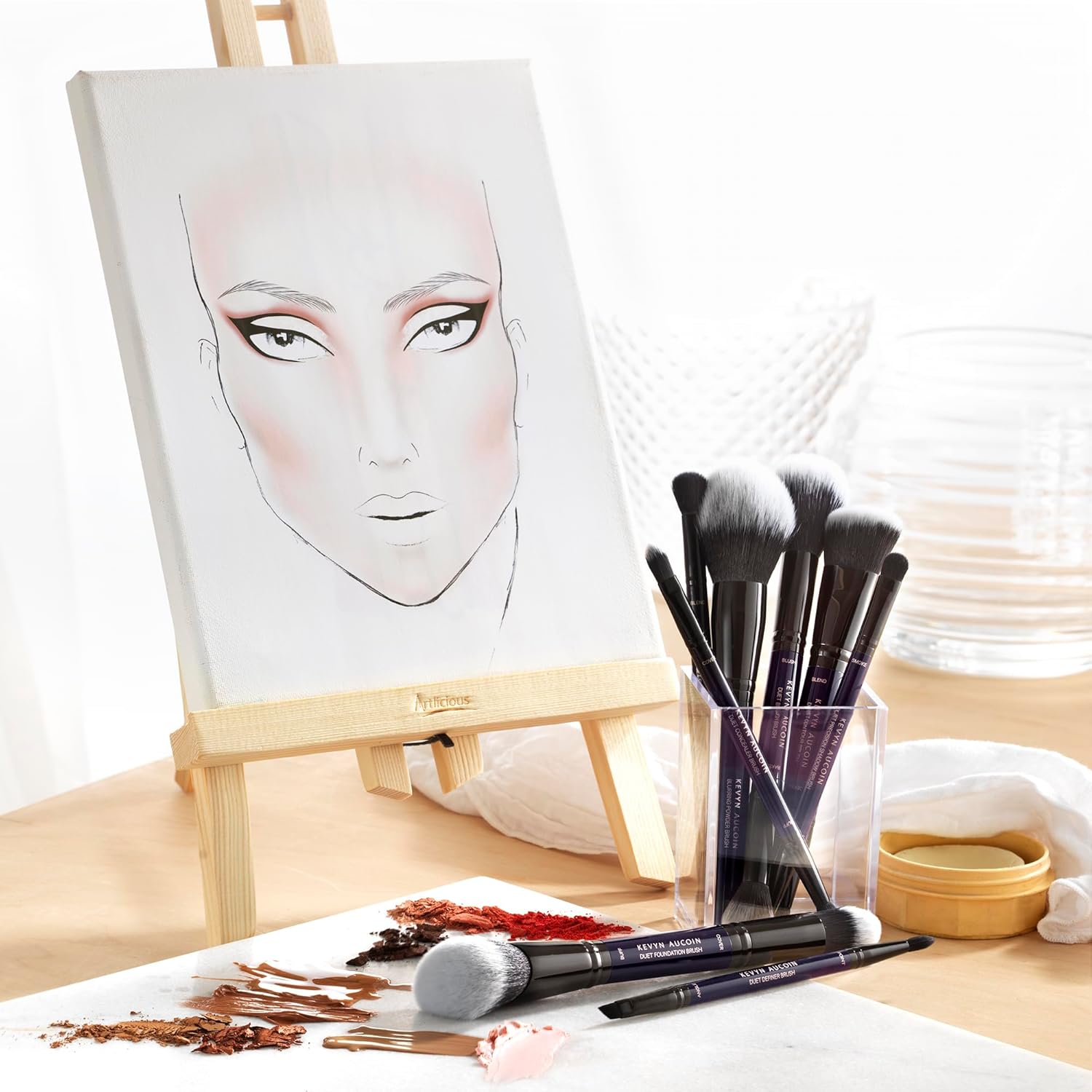 Kevyn Aucoin Women's The Duet Contour Brush - Image 5