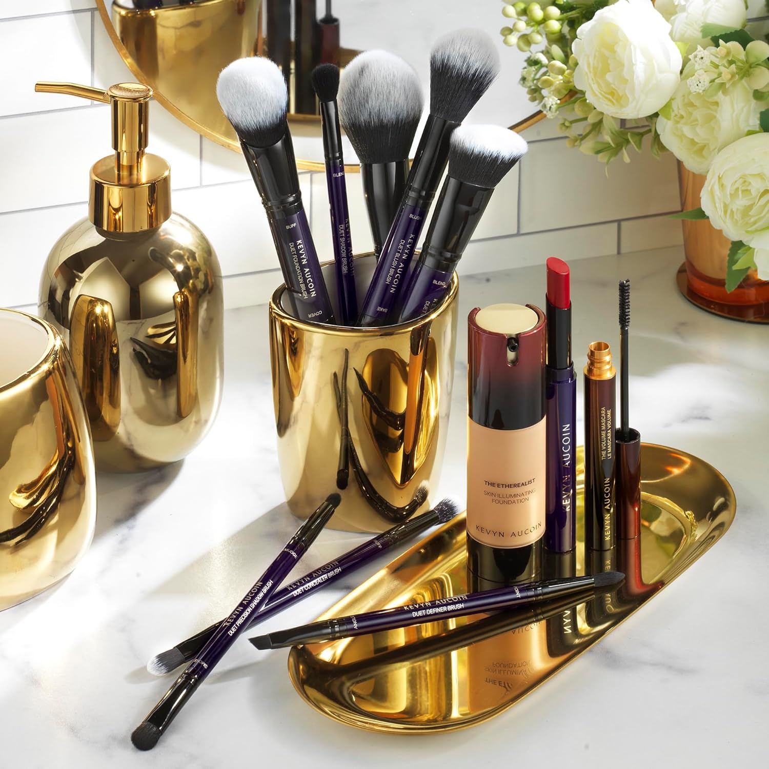 Kevyn Aucoin Women's The Duet Contour Brush - Image 6