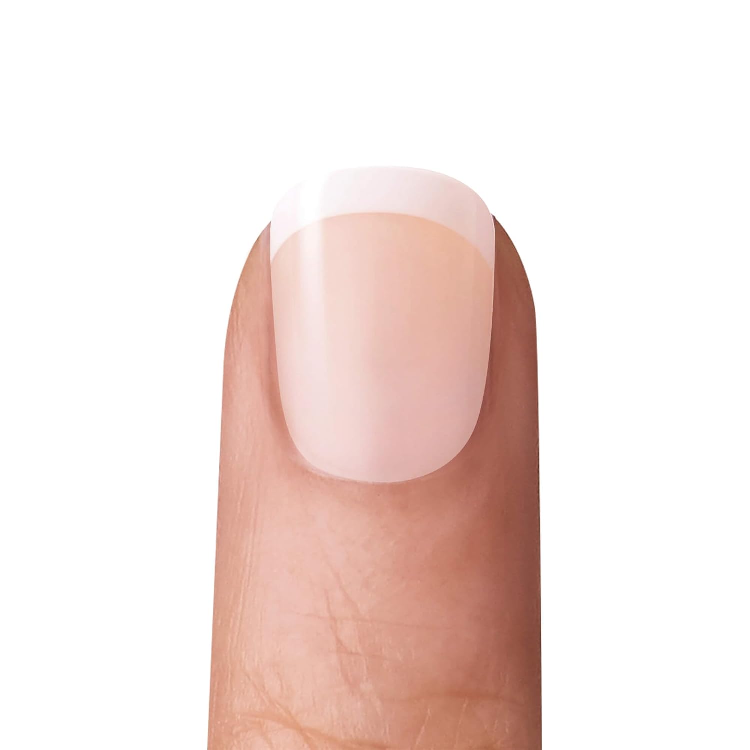 KISS Salon Acrylic, Press-On Nails, Nail glue included, 'Crush Hour', French, Petite Size, Squoval Shape, Includes 28 Nails, 2g Glue, 1 Manicure Stick, 1 Mini File - Image 6