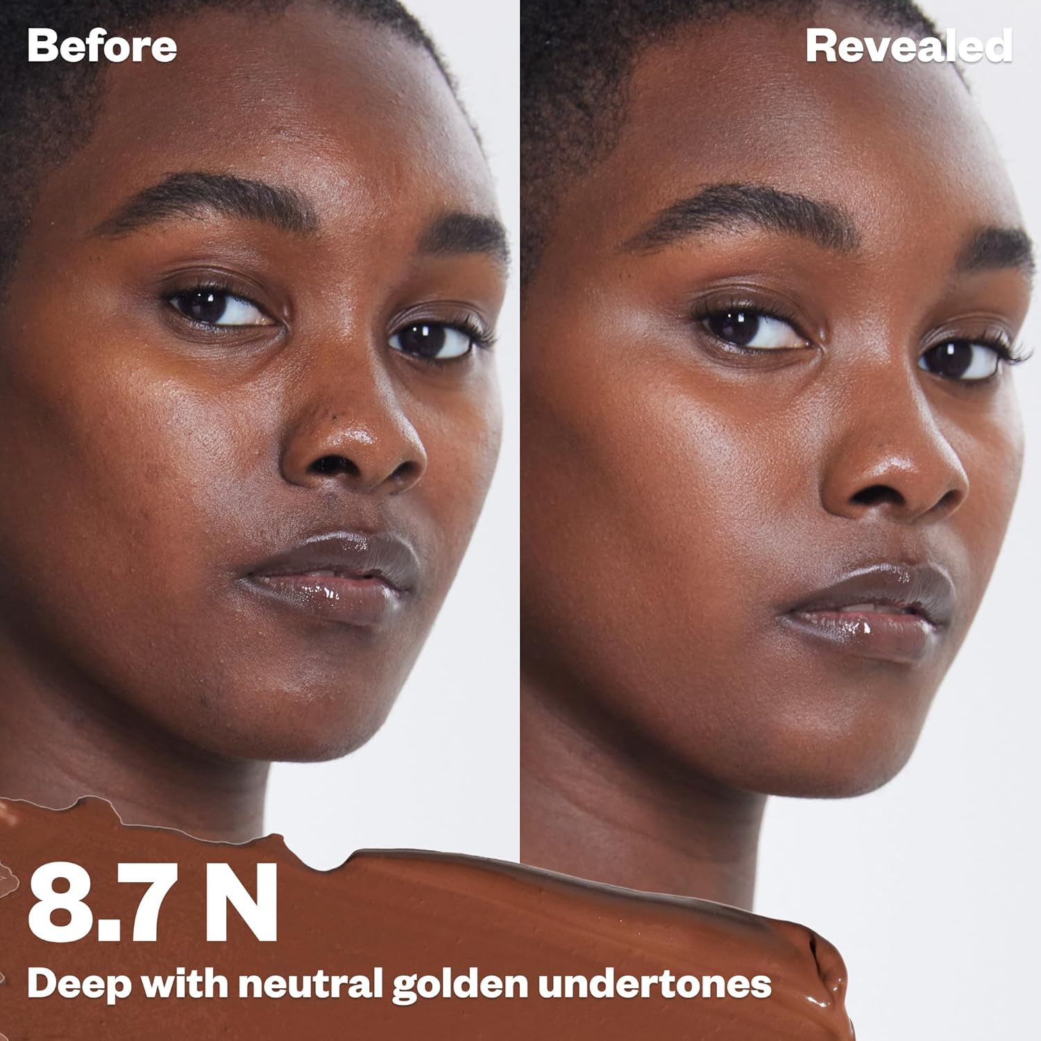 Kosas Revealer Concealer - Medium Coverage Makeup with Hyaluronic Acid, Conceals Dark Circles Under Eyes, Dark Spots and Blemishes + Brightens, Hydrates, Long-Lasting & Vegan, (Tone 8.7 N) - Image 2