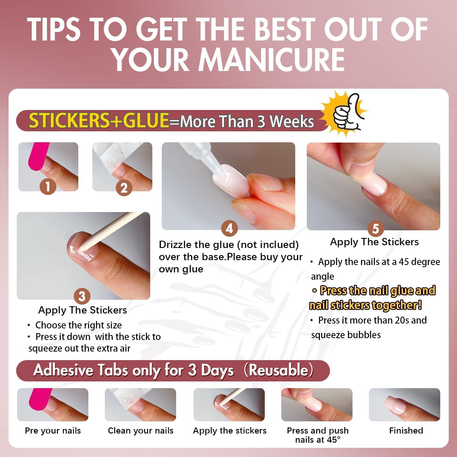 KQueenest Acrylic Press on Nails Short Medium Coffin, Milky White Solid Color Fake Nails Nails Press ons, Short Ballerina Glue on Nails With Glazed Finish, Simple Stick on Nails False Nails For Women - Image 7