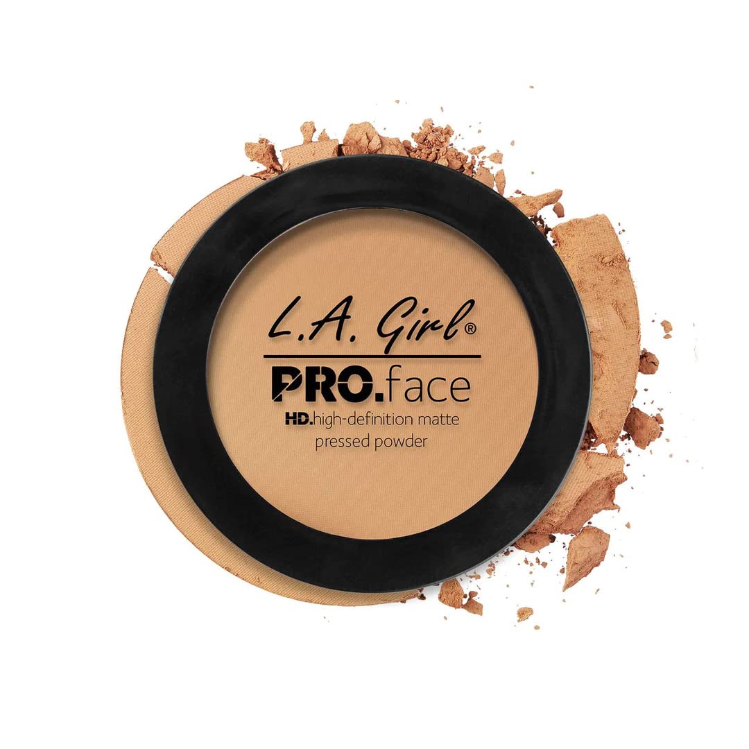 L.A. Girl Pro.Face Matte Pressed Powder, Medium Beige GPP609