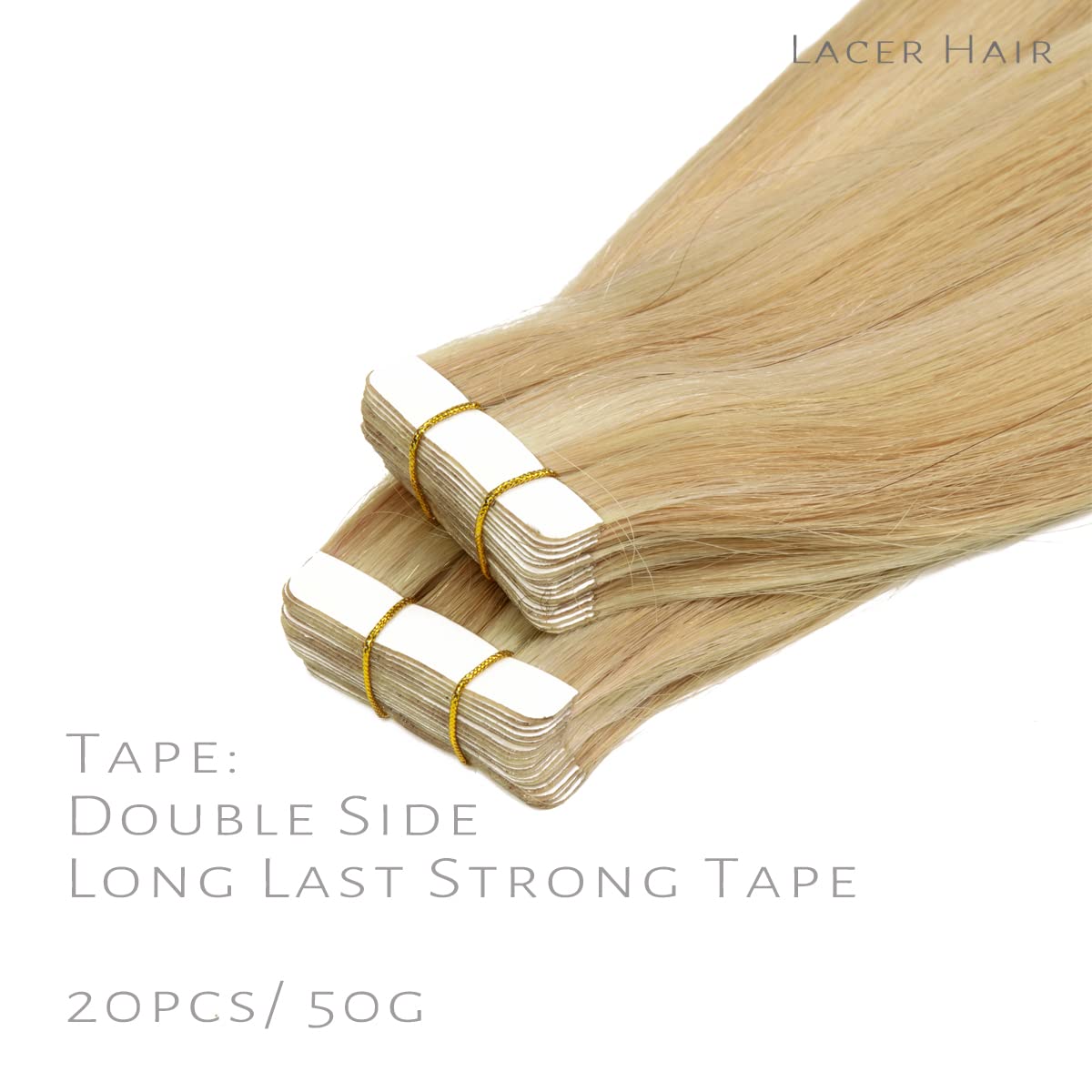 Remy Human Hair Tape In Extensions Balayage 16 Inch 50g 20 Piece Set - Image 3