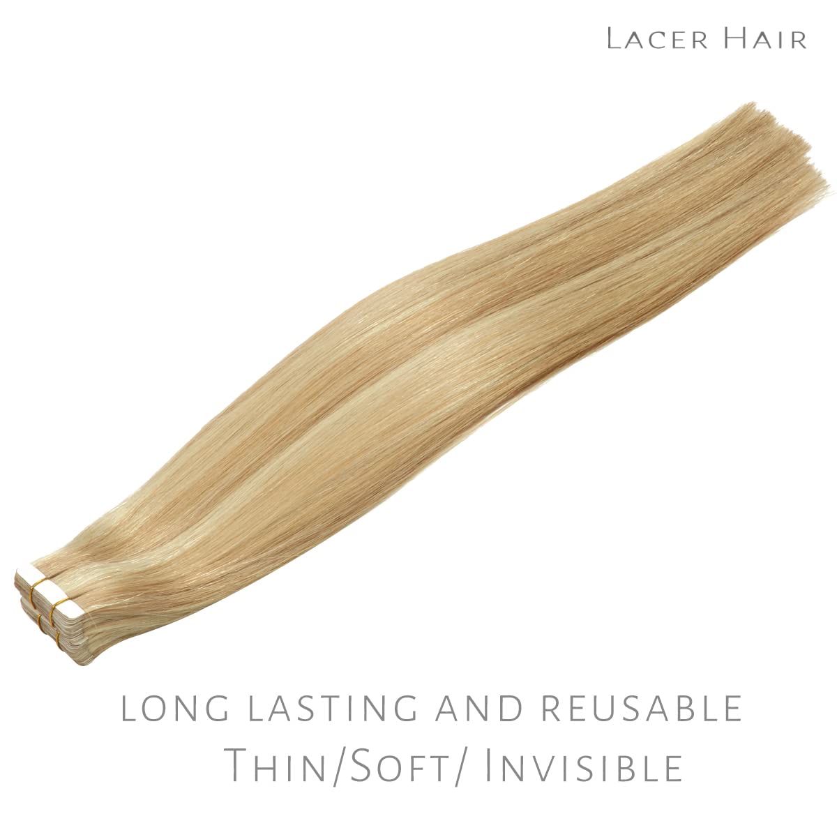 Remy Human Hair Tape In Extensions Balayage 16 Inch 50g 20 Piece Set - Image 4