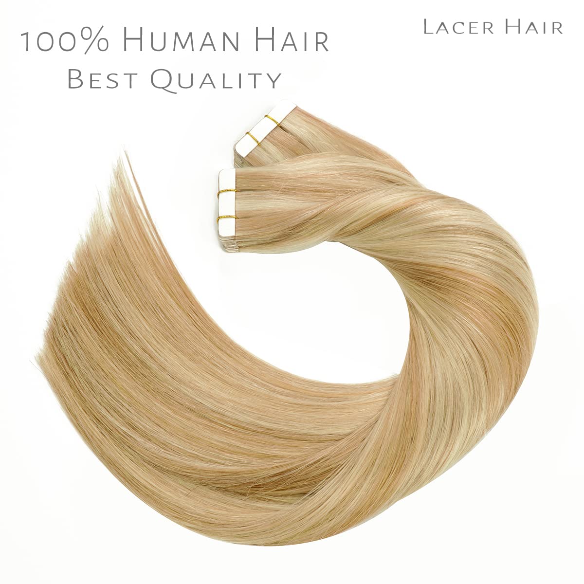 Remy Human Hair Tape In Extensions Balayage 16 Inch 50g 20 Piece Set - Image 5
