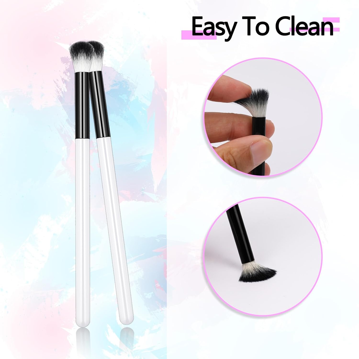Lash Extension Brushes for Cleansing, Eyelash Cleaning Brush Lash Shampoo Brush Bath Cleanser Brush Wash Kit Lash Brushes for Eyelash Extensions - Image 4