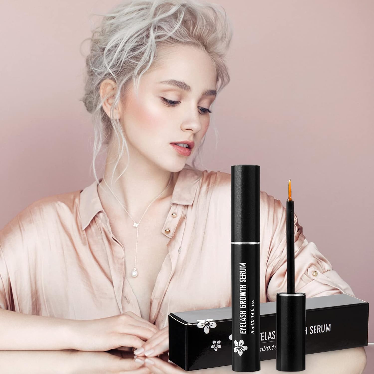 Lash Serum - 5ml Eyelash Growth Serum, Advanced Lash Enhancing Treatment for Eyelash Growth Thickness, Stronger, Healthier Lashes & Brows, Vegan & Cruelty-Free - Image 6