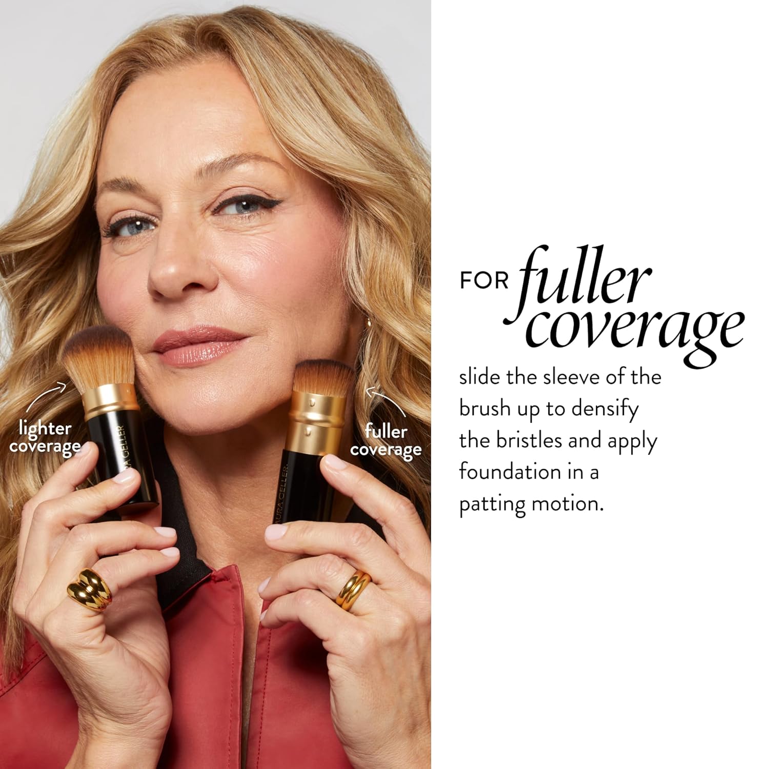 LAURA GELLER NEW YORK Award-Winning Baked Balance-n-Brighten Color Correcting Powder Foundation - Deep - Buildable Light to Medium Coverage - Demi-Matte Natural Finish - Image 7