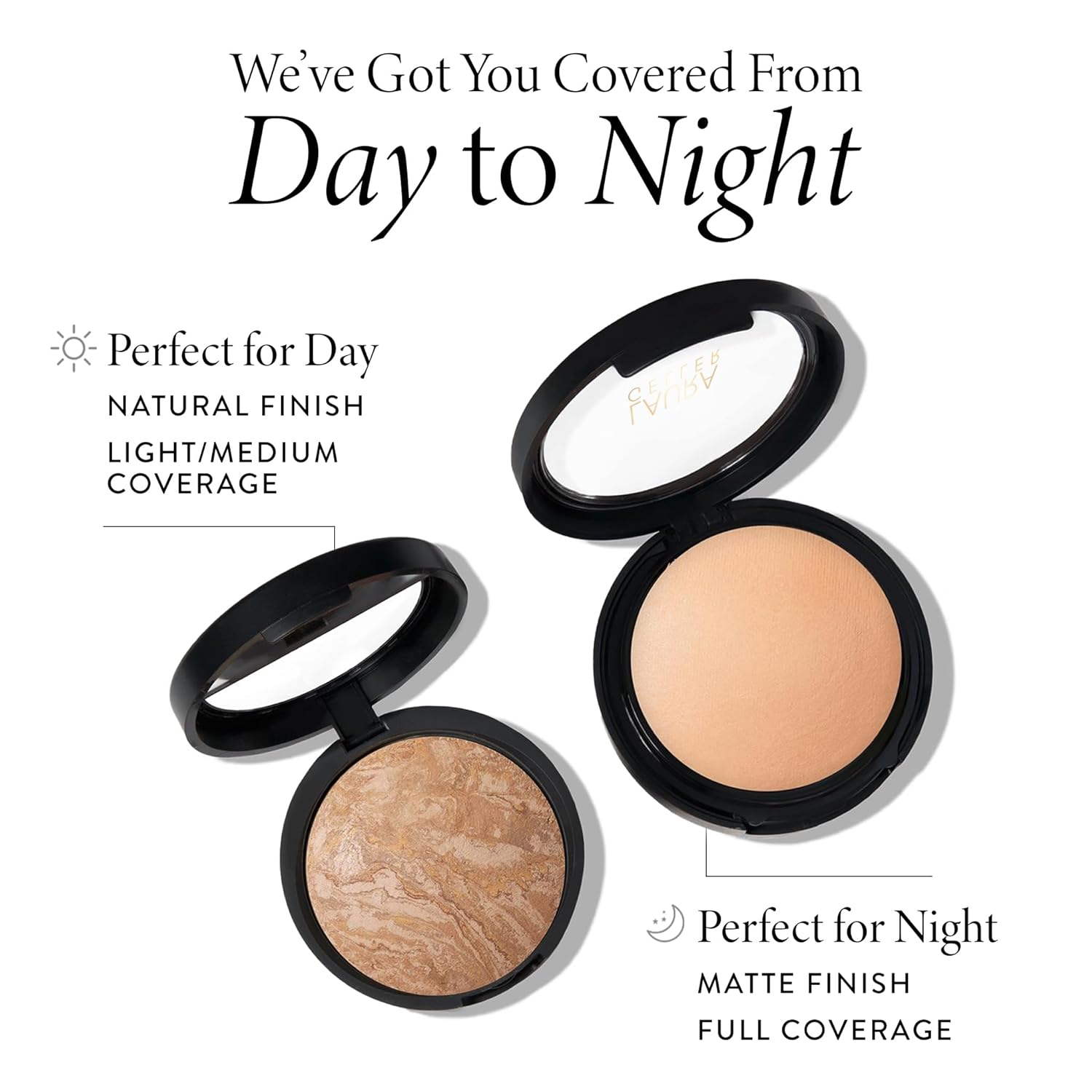 LAURA GELLER NEW YORK It Takes Two: Baked Double Take Full Coverage Foundation + Baked Balance-n-Brighten Color Correcting Foundation - Fair - Image 2
